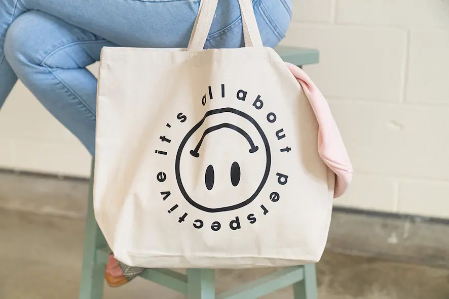 Canvas Tote Bag: It's all about perspective